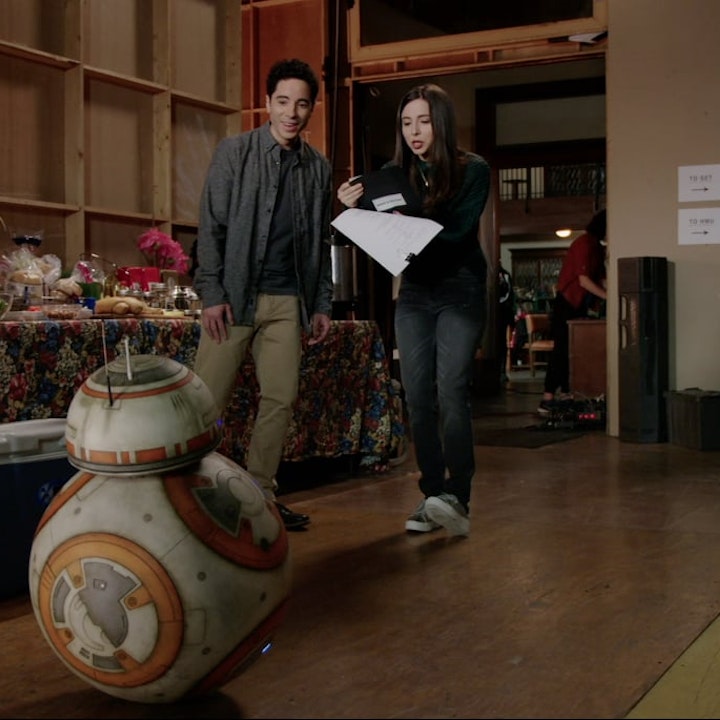Klutch: A Creative Company - Esther and Benji from Freeform's brand new show Alone Together get paid a visit by BB-8 in this promo for upcoming Star Wars: The Last Jedi
