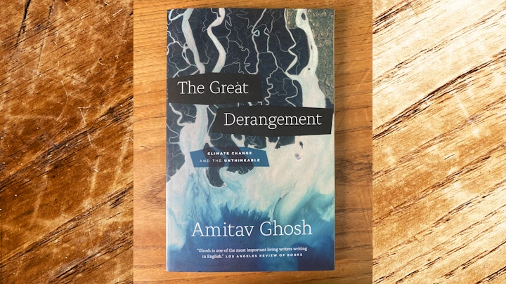 Amitav Ghosh's 2016 non-fiction book explores the cultural, historical and political aspects of climate change and its relationship to colonialism.