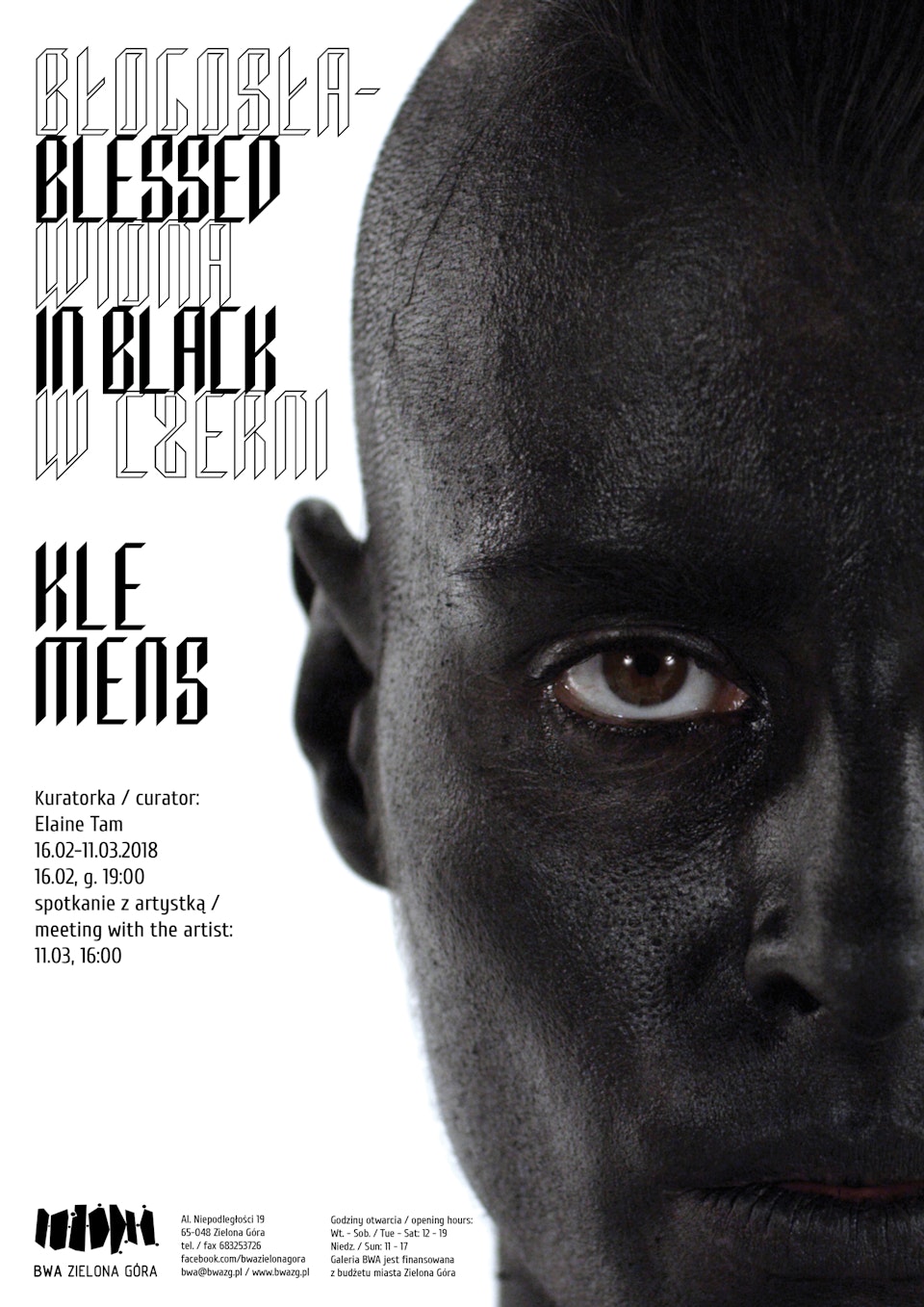 Kle-Mens-'Błogosławiona-w-czerni'-PLAKAT-STRONA
