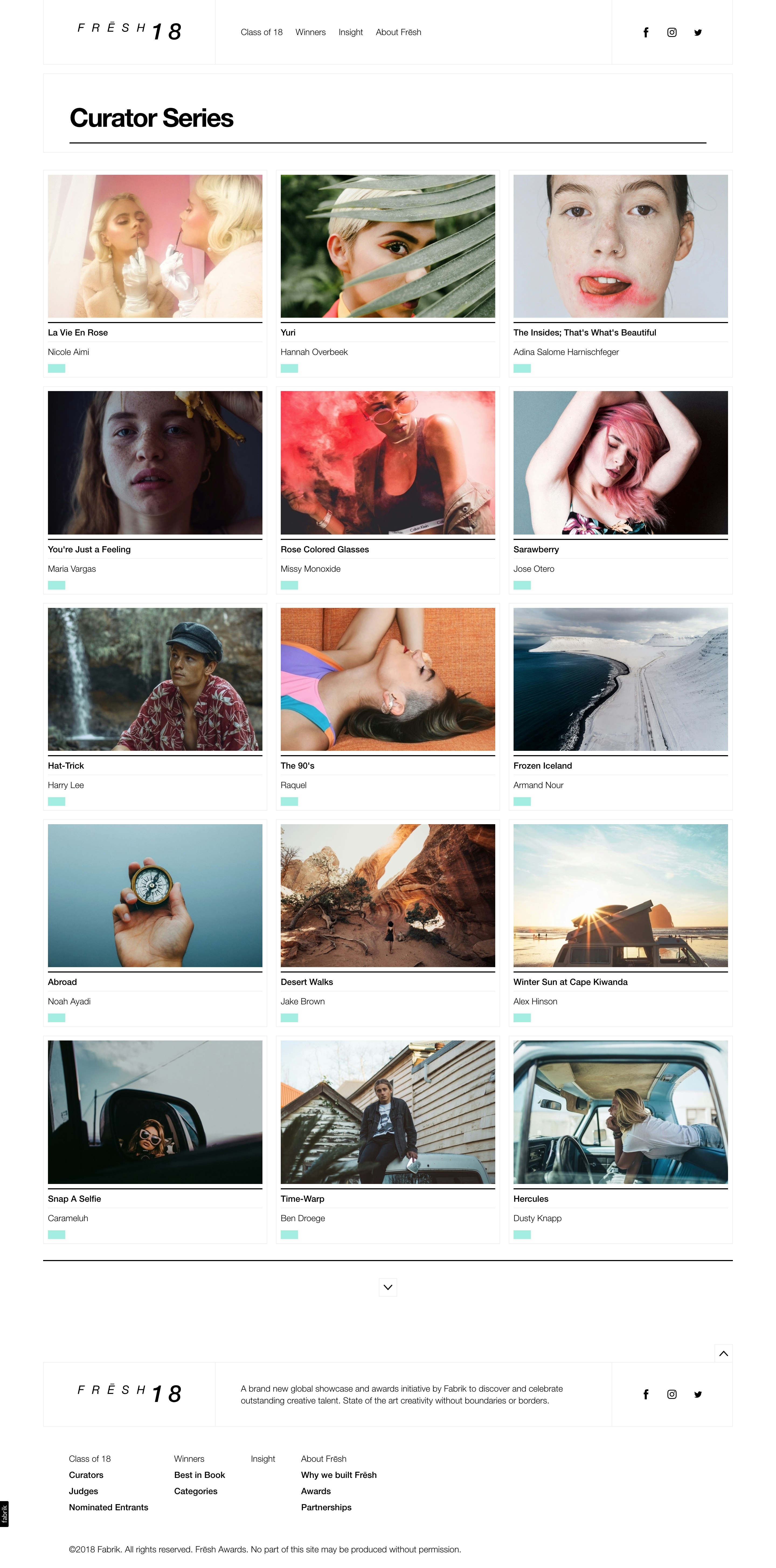 Curator Series on Fresh Curator Series on Fresh