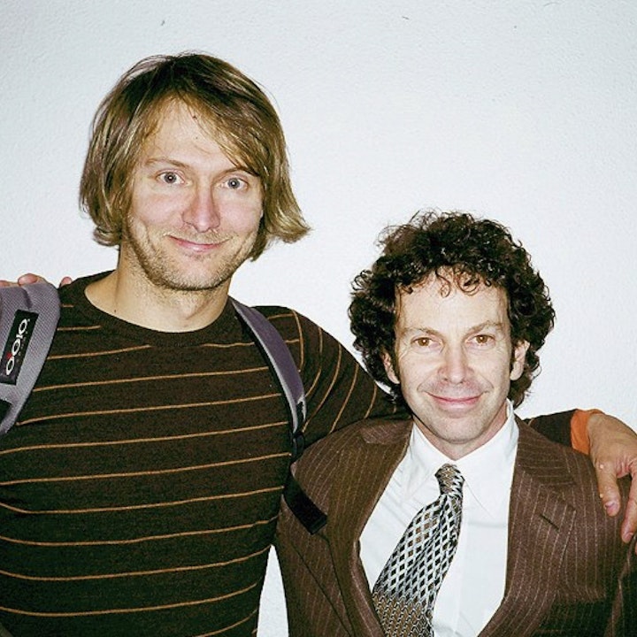 With Charlie Kaufman at the premiere of "Synecdoche, New York"