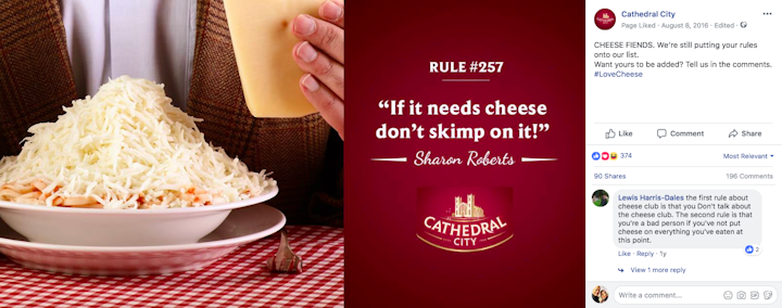 Cathedral City / The rules of cheese / 360