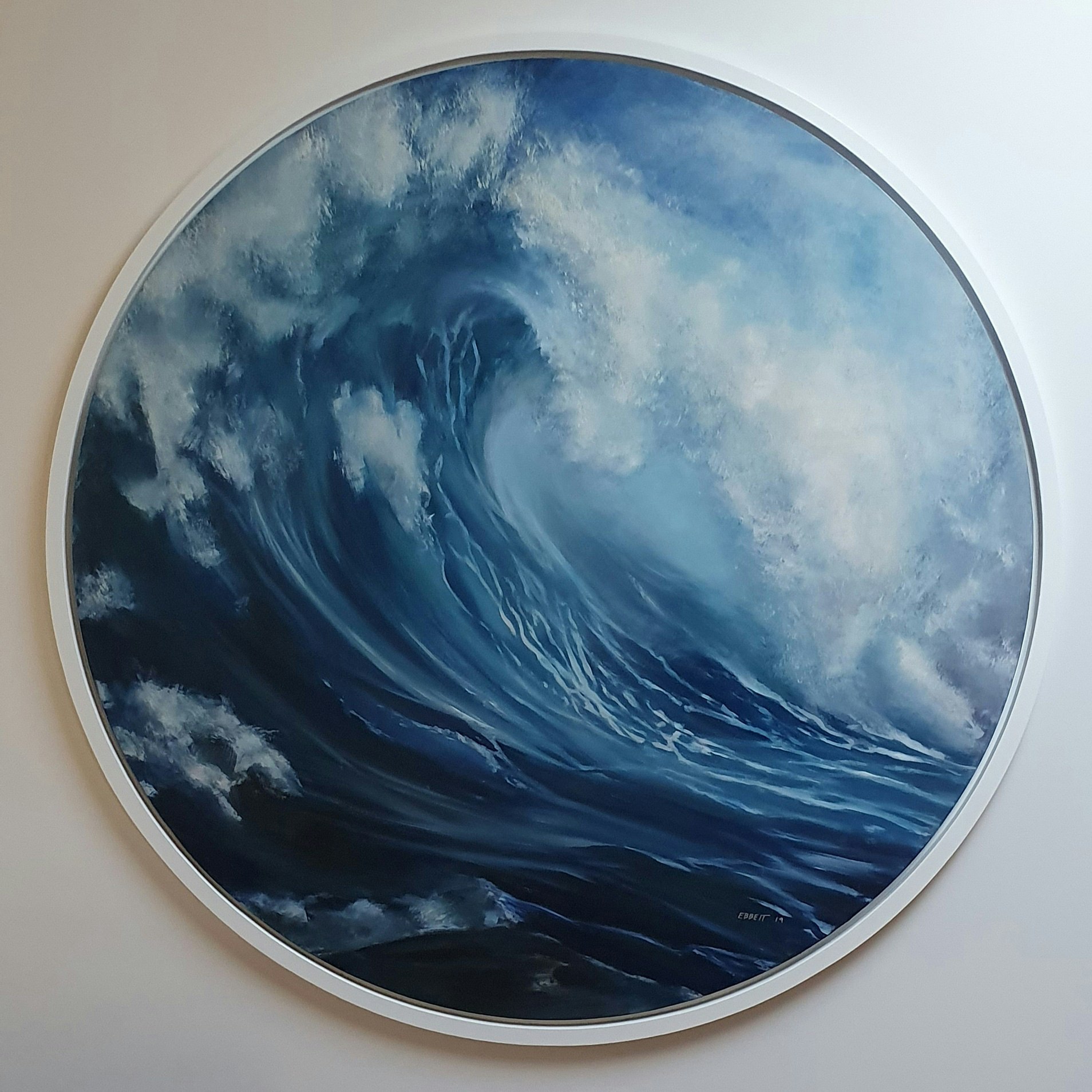 'The Great Wave' ~ Oil on Board. - 'The Great Wave' ~ Oil on Board.
$3500