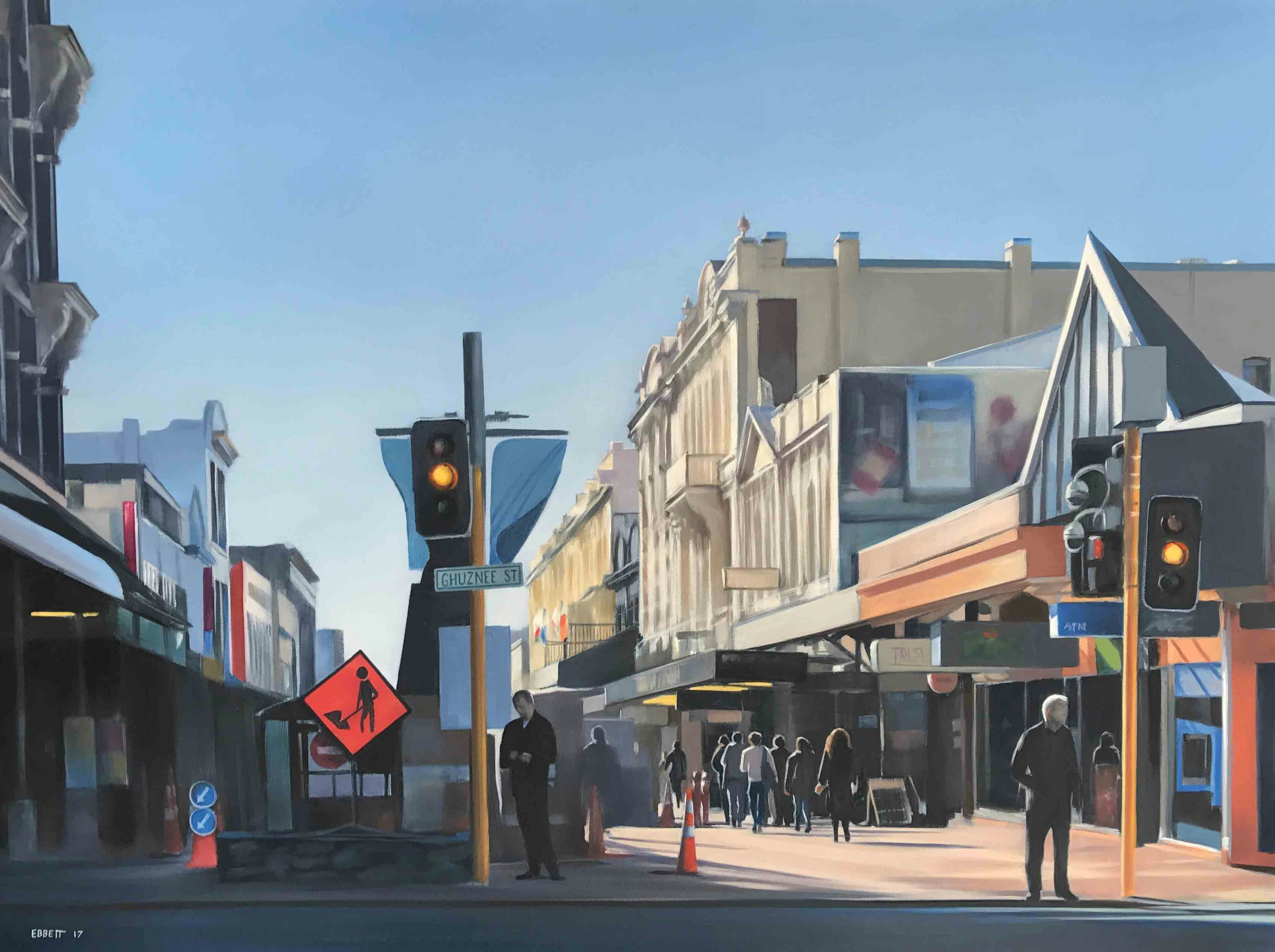 'Cuba Street' - 'Cuba Street'
1010mm x 760mm
oil on canvas
2017