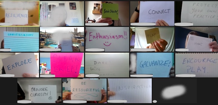 2 How can we maintain our practice as socially-engaged artists session words B