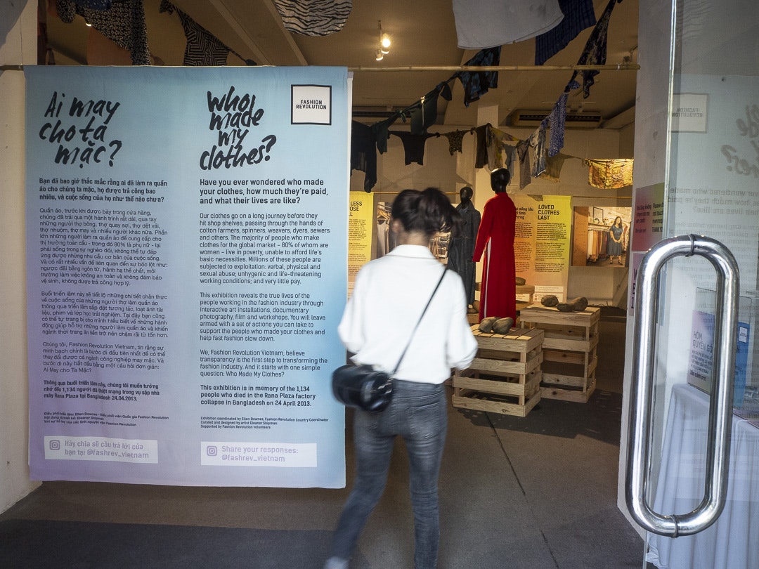 Fashion Revolution Who Made My Clothes Exhibition Eleanor Shipman