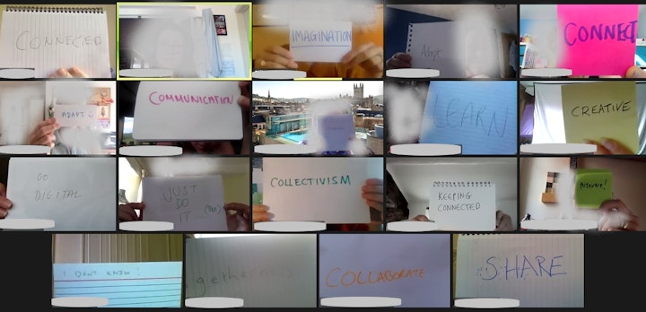 1 How can we maintain our practice as socially-engaged artists session words A