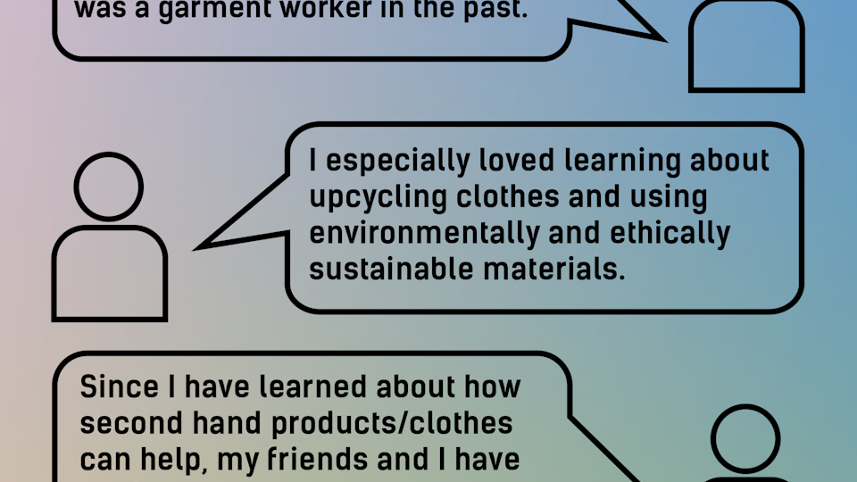 Fashion Revolution Who Made My Clothes Exhibition Eleanor Shipman