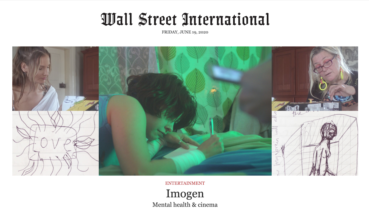 Wall Street International writes about the importance of our short doc 'Imogen'.