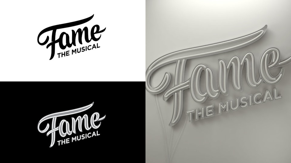 Fame Musical Logo Design