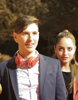 Gianfranco Gaioni and Matilde Gioli at the 2015 Rome Film Festival