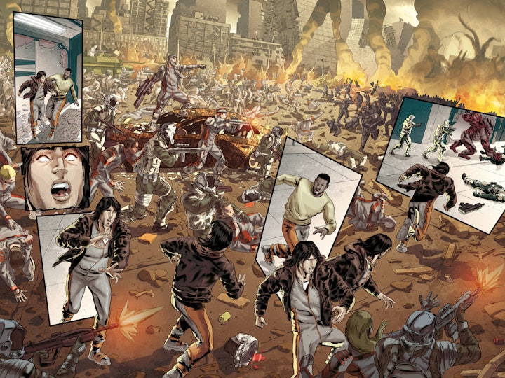 Quarantine Prophets - Page from Vol.1 (no balloons)