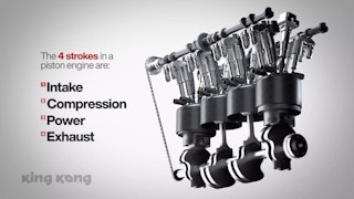 How a piston engine works