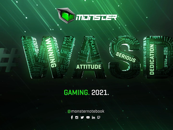 Monster #WASD - Gaming