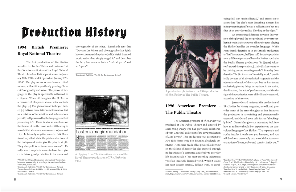 Production History