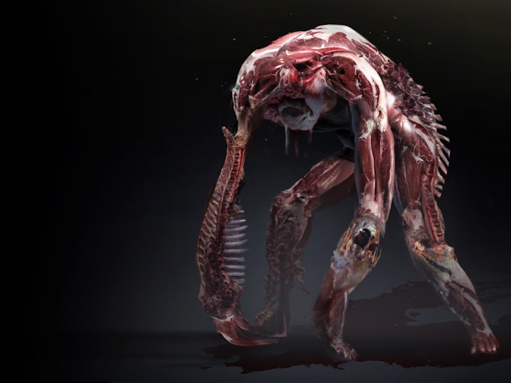 GHOST WARS meat monster concepts