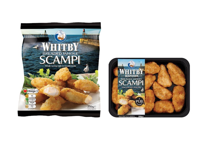 Whitby Seafoods Packaging - Whitby Seafoods Pack Development
