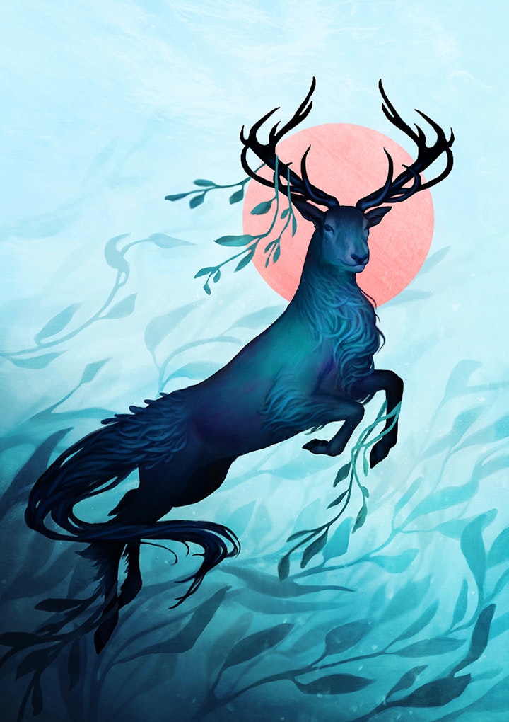 Fantasy Stags (2 images)