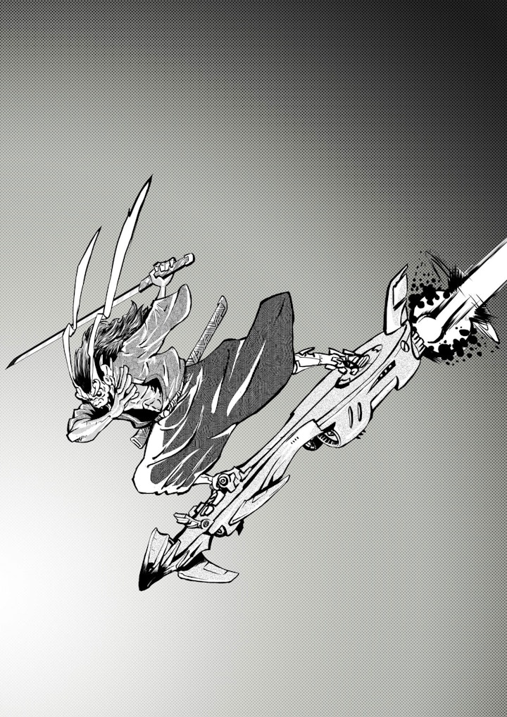 Digitally inked and toned on traditional pencils