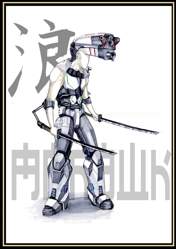 Traditional (pencils, Copics, text is digital)