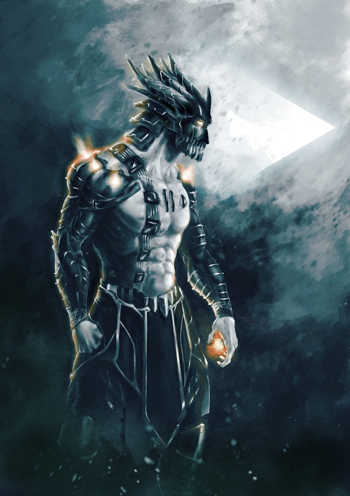 Stop. Pause. Play. (Digitally painted)