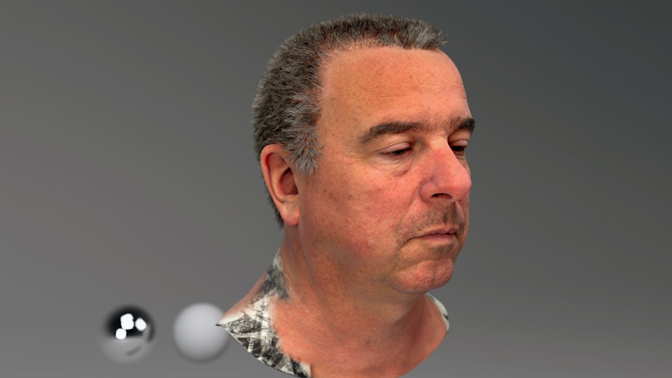 3D - Unfinished work on scan + sculpt of my face