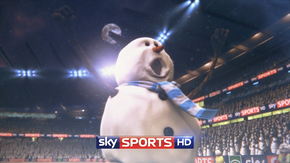 Snowman Christmas Football