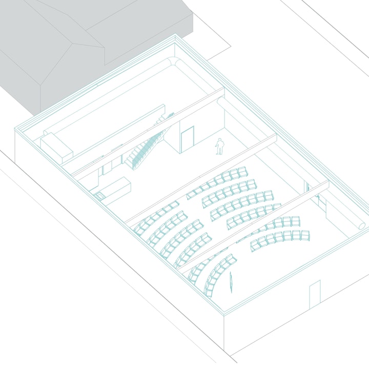 hogt architecten - Haacht, verbouwing loods tot repetitieruimte : omgevingsaanvraag