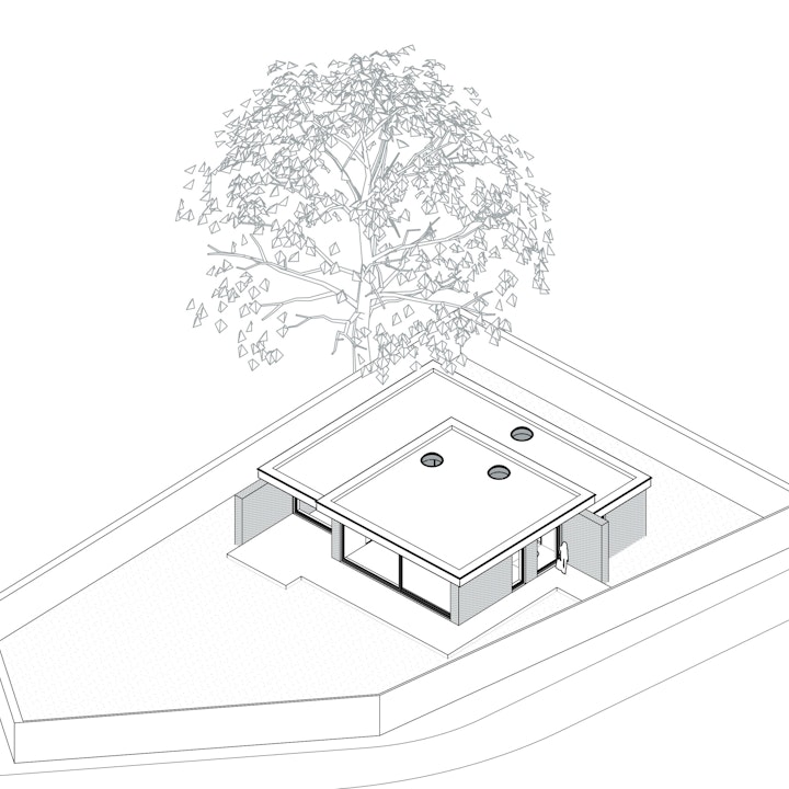 hogt architecten - Werchter, nieuwbouw eengezinswoning : ontwerp