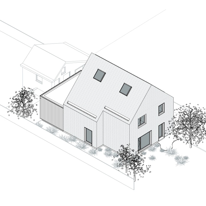 hogt architecten - Lubbeek, verbouwing woning : omgevingsvergunning
