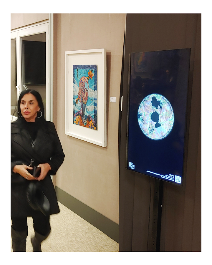 "Banquete" & "Blooming" Personal series / Art exhibition The Open Gallery