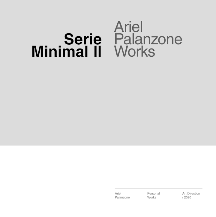 Serie Minimal / 2021