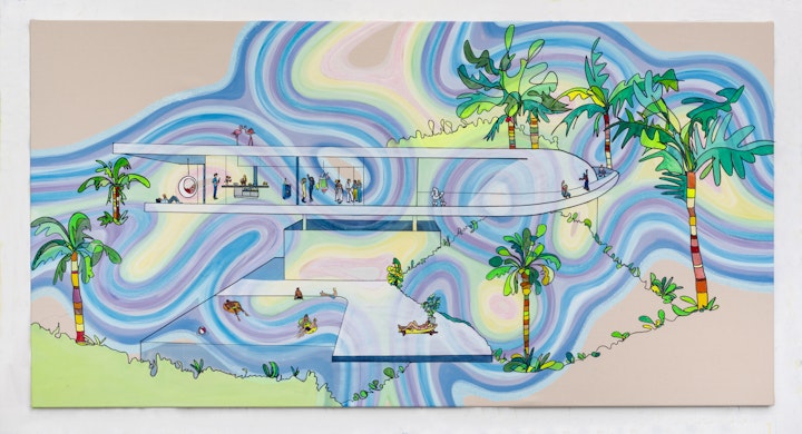 Flamingo Jungle House 44x84