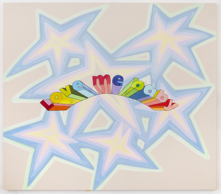 LoveMeBaby_58x66  
Acrylic/Oilpastel/Marker/DiamondDust/Canvas