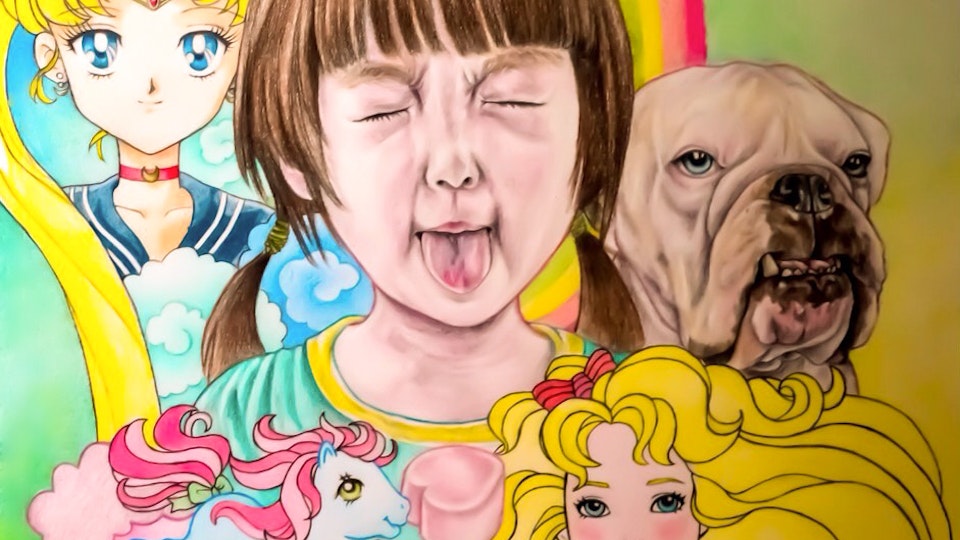 Artworks - Childhood
Graphite, oil pastel, aquarelle, acrylic on paper; 2018